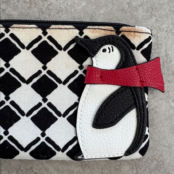 NWT Vera Bradley Penguin Check Zip ID Case - Picture 3 of 9